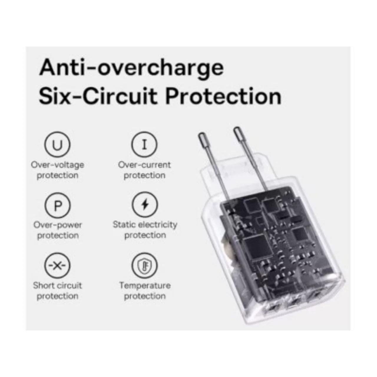 شارژر دیواری باسئوس مدل CCXJ0201-17W