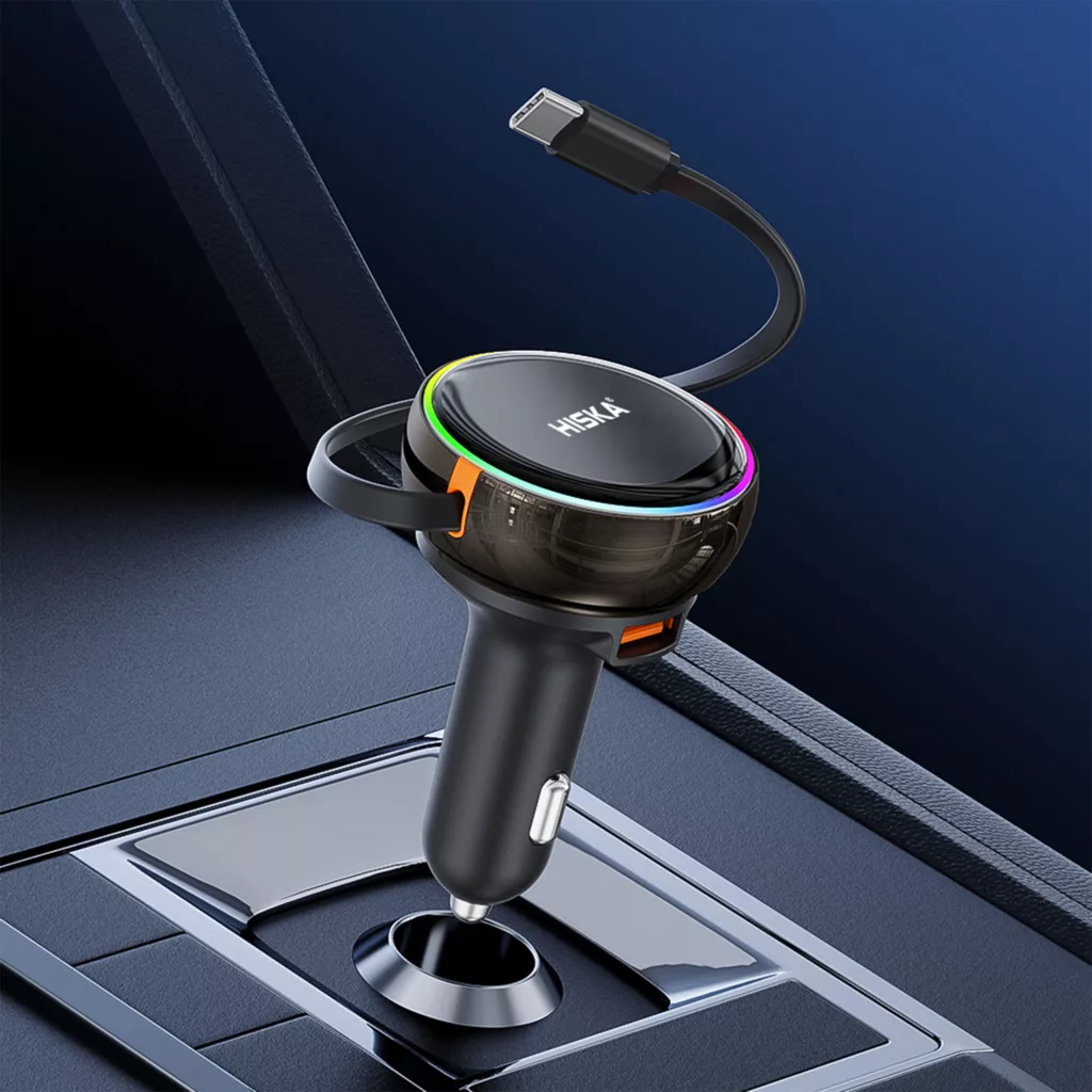 شارژر فندکی 80 وات هیسکا مدل HCC-337