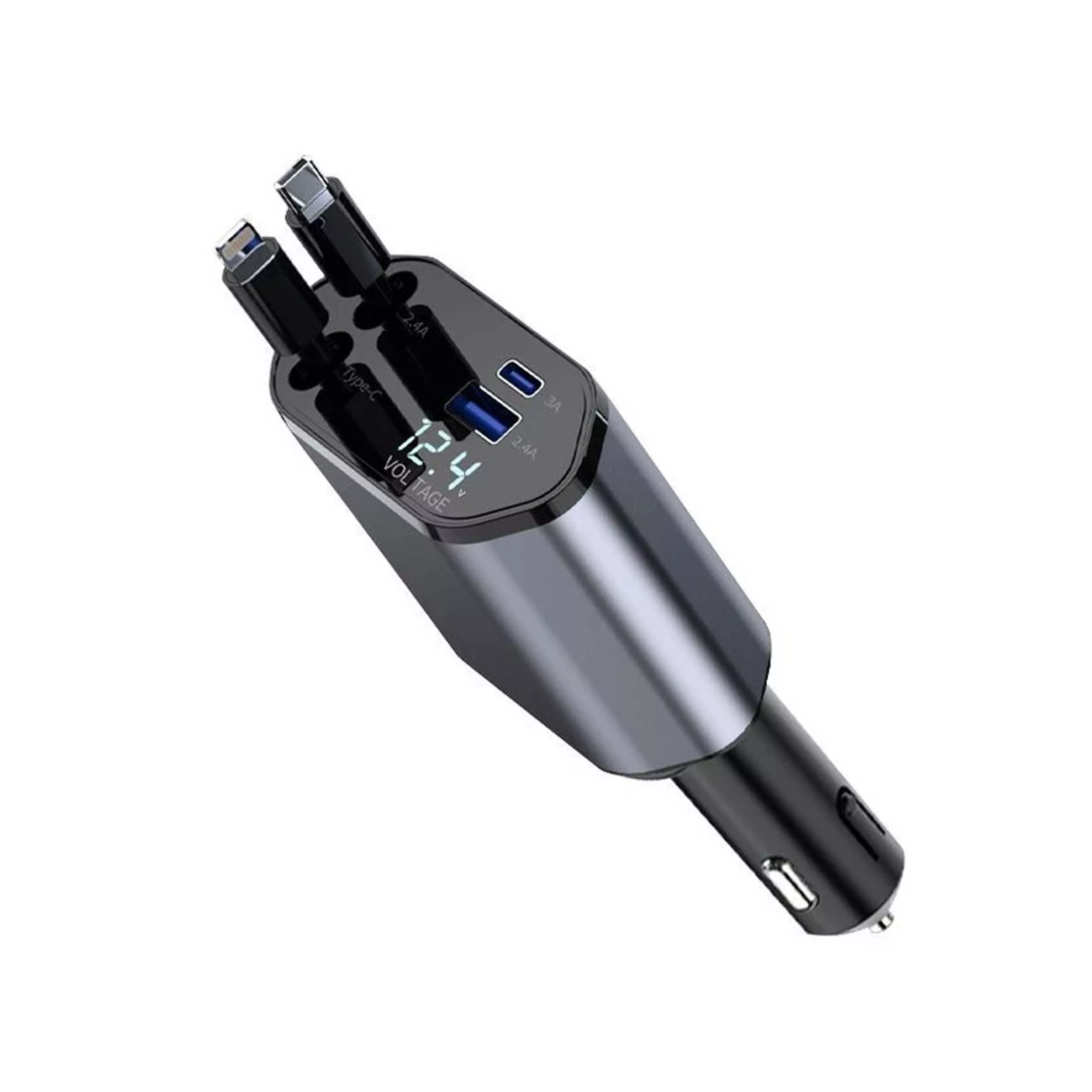 شارژر فندکی 120 وات 4 پورت مدل ML-102