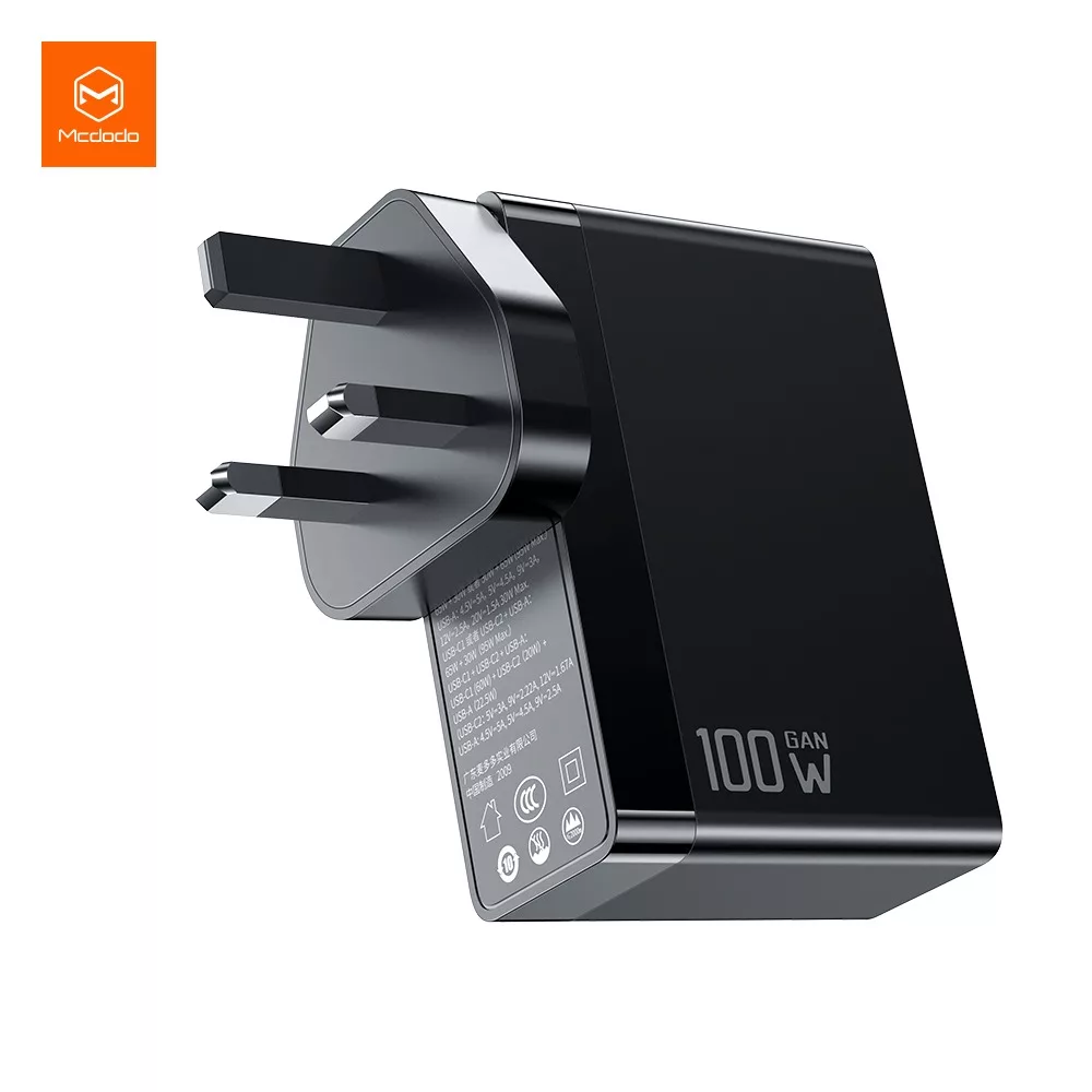شارژر دیواری 100 وات مک دودو مدل CH-810 GaN Version 100W