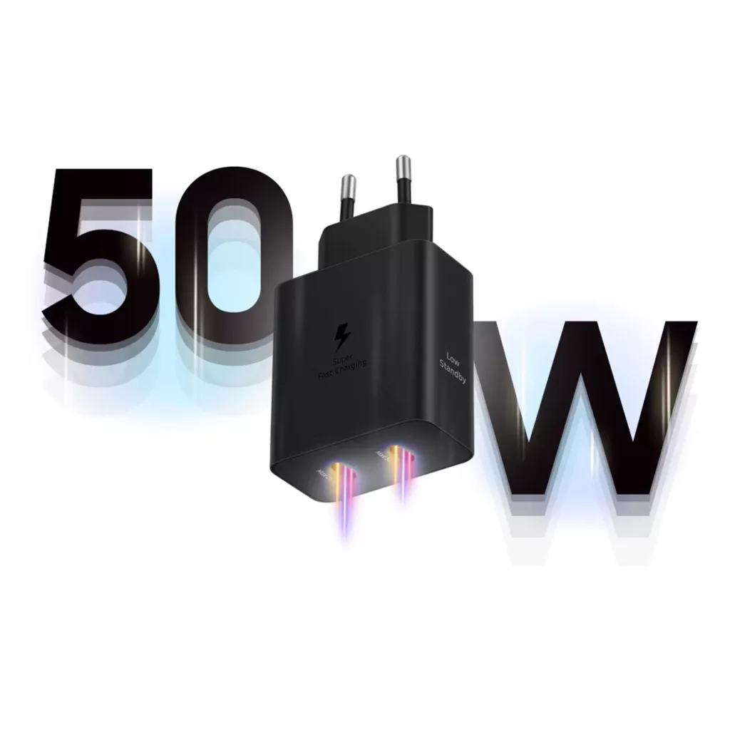 شارژر دیواری 50 وات سامسونگ مدل EP-T5020XBEGWW به همراه کابل USB-C