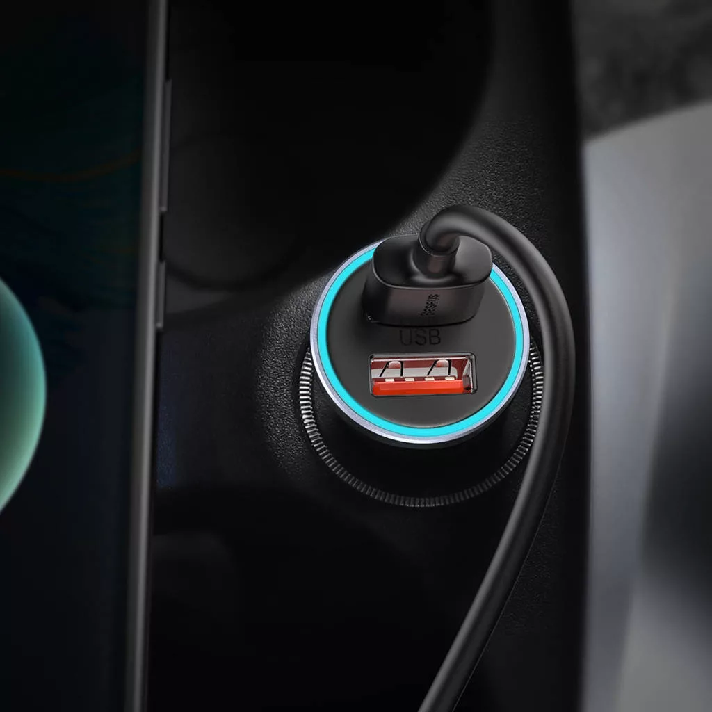 شارژر فندکی باسئوس مدل CGJM000013-60W