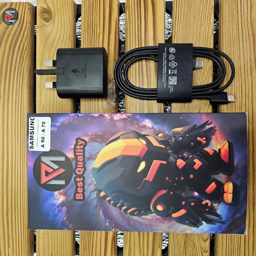 شارژر دیواری 25 وات ام پی مدل A50/A70 به همراه کابل USB-C