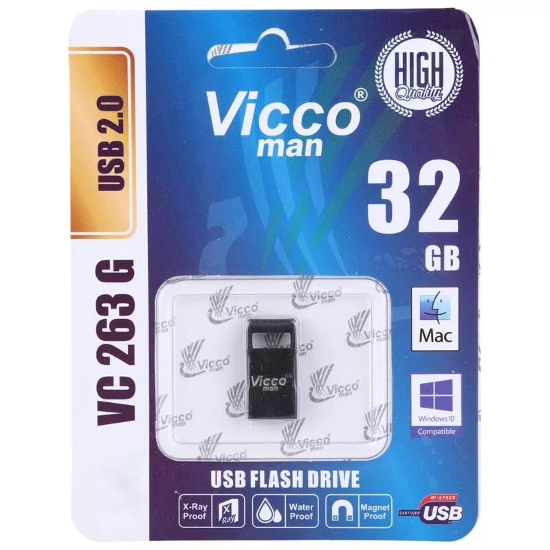 فلش مموری ویکومن مدل Vc263G ظرفیت 32 گیگابایت با رابط USB 2.0