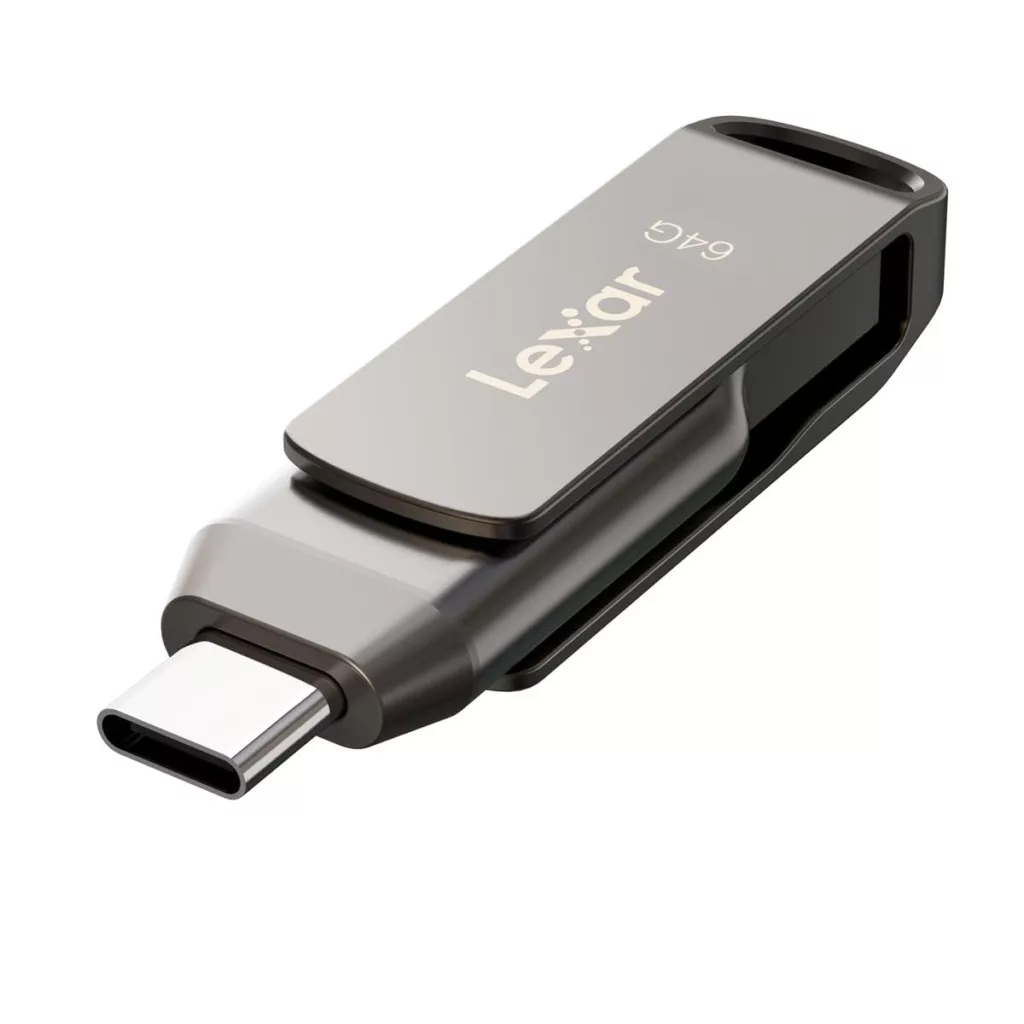 فلش مموری لکسار مدل JumpDrive® Dual Drive D400 USB 3.1 Type-C ظرفیت 32 گیگابایت