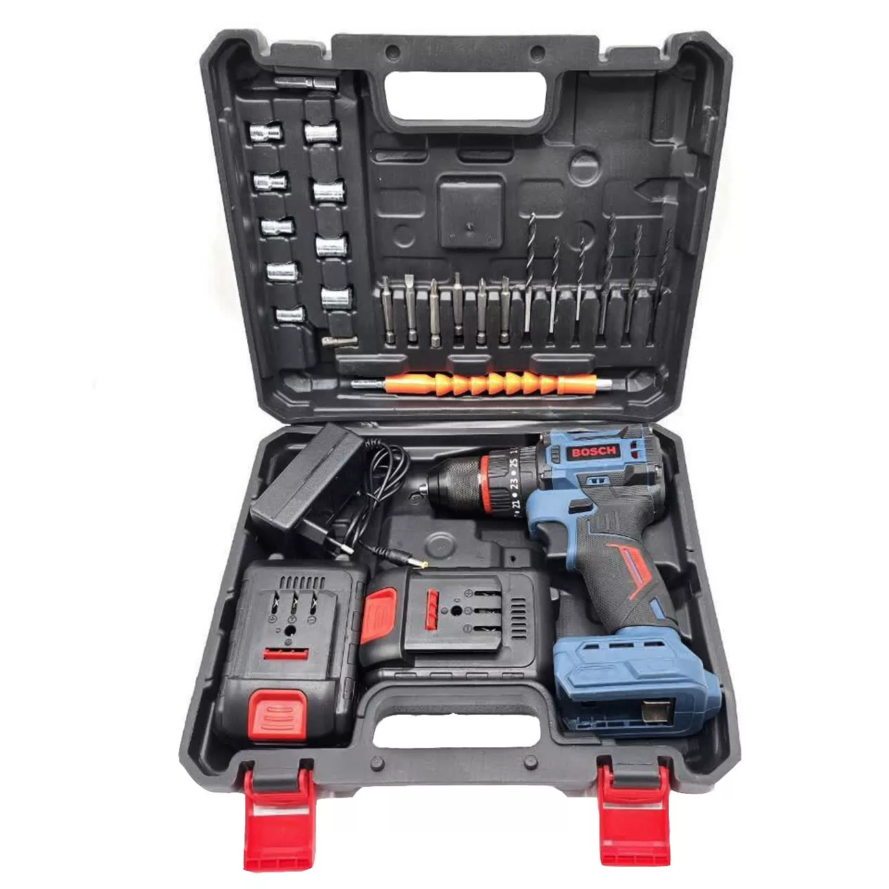 دریل پیچ گوشتی شارژی 88 ولت مدل 88V مجموعه 25 عددی