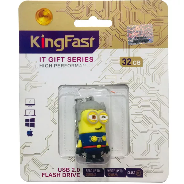 فلش مموری کینگ فست مدل Minions Thor MN-38 ظرفیت 32 گیگابایت