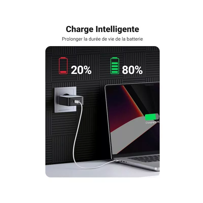 شارژر دیواری 100 وات یوگرین مدل CD254 کد 50327