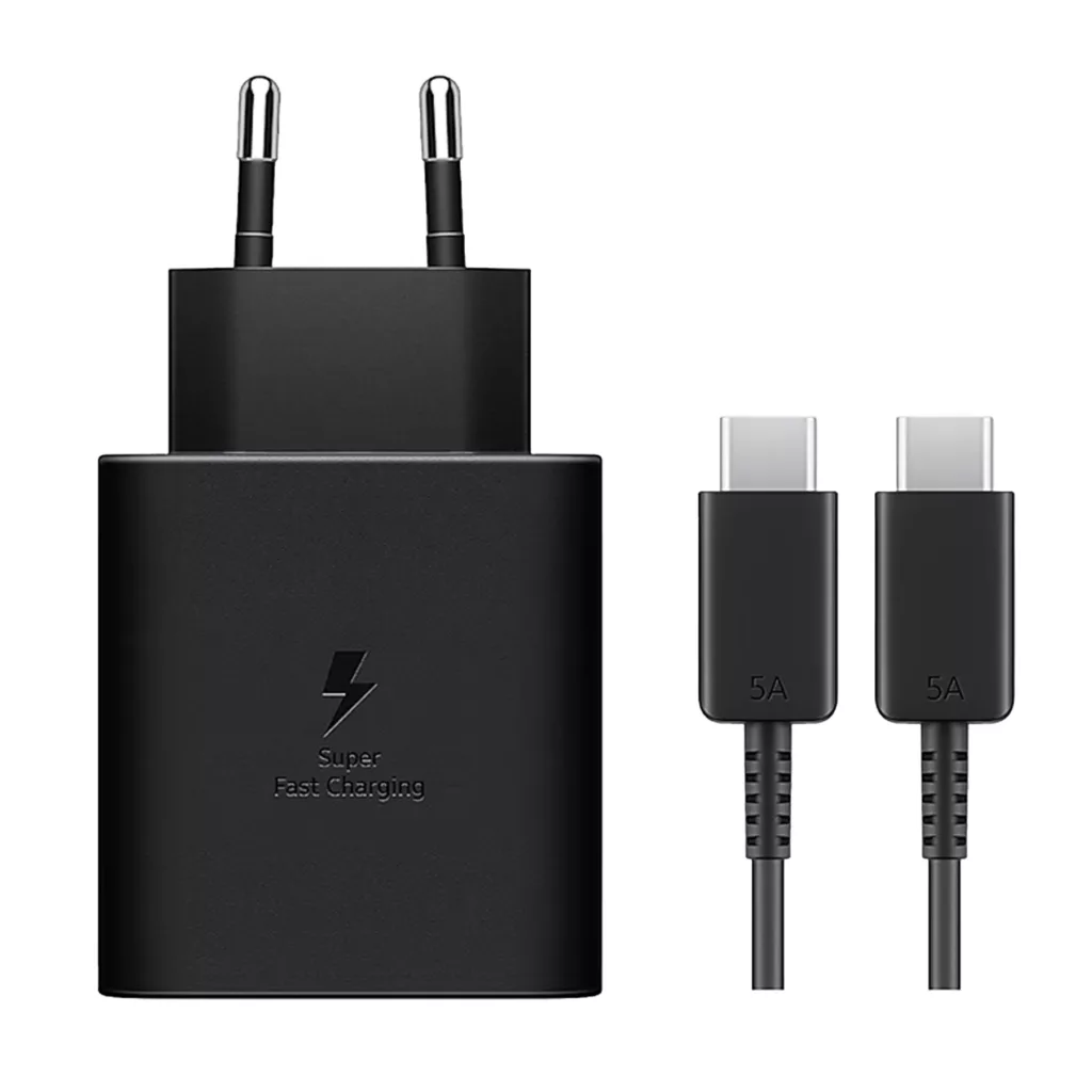 شارژر دیواری 50 وات سامسونگ مدل EP-T5020XBEGWW به همراه کابل USB-C