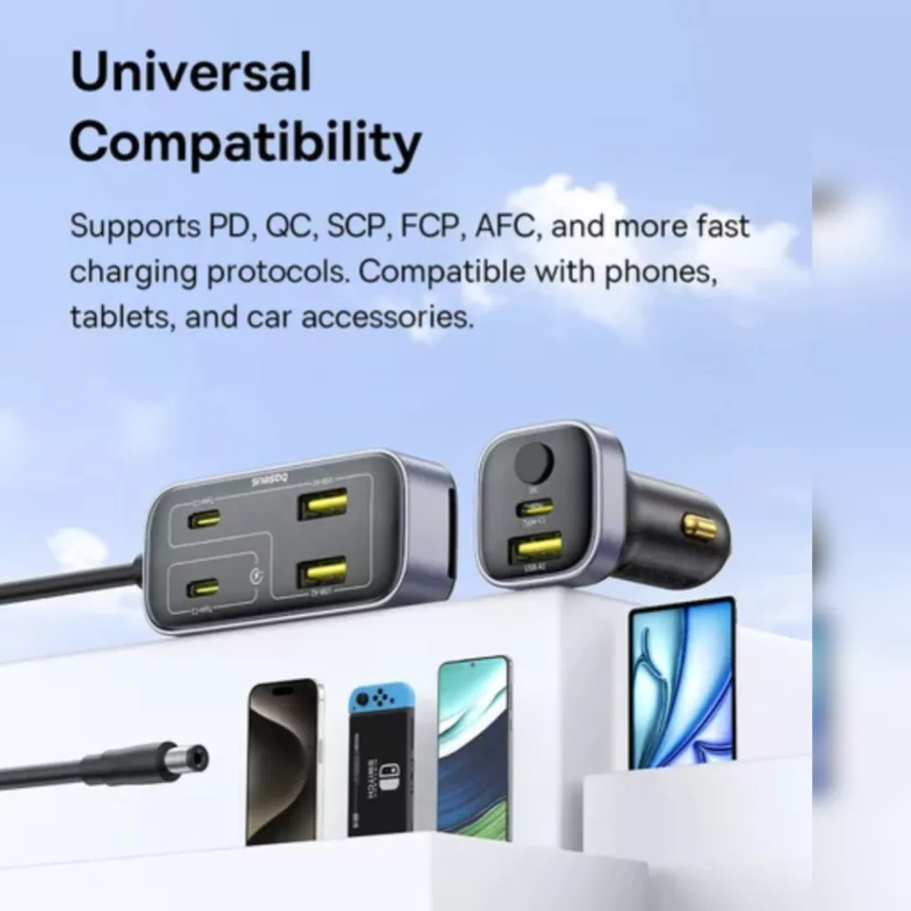 شارژر فندکی 110 وات  بیسوس مدل L1