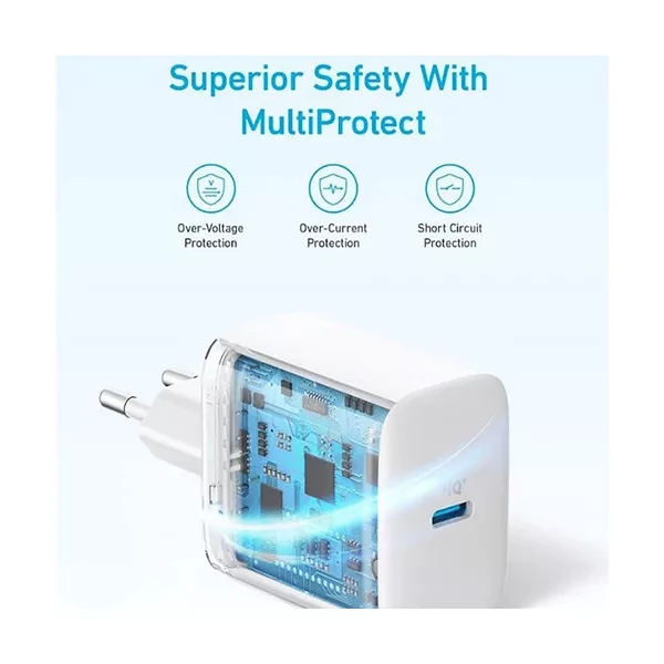 شارژر دیواری 20 وات انکر مدل Select Charger A2347