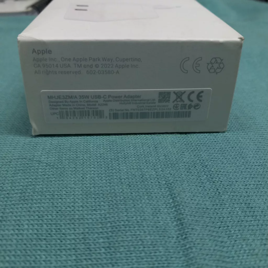 آداپتور شارژر 35 وات مدل Dual USB-C Port iphone