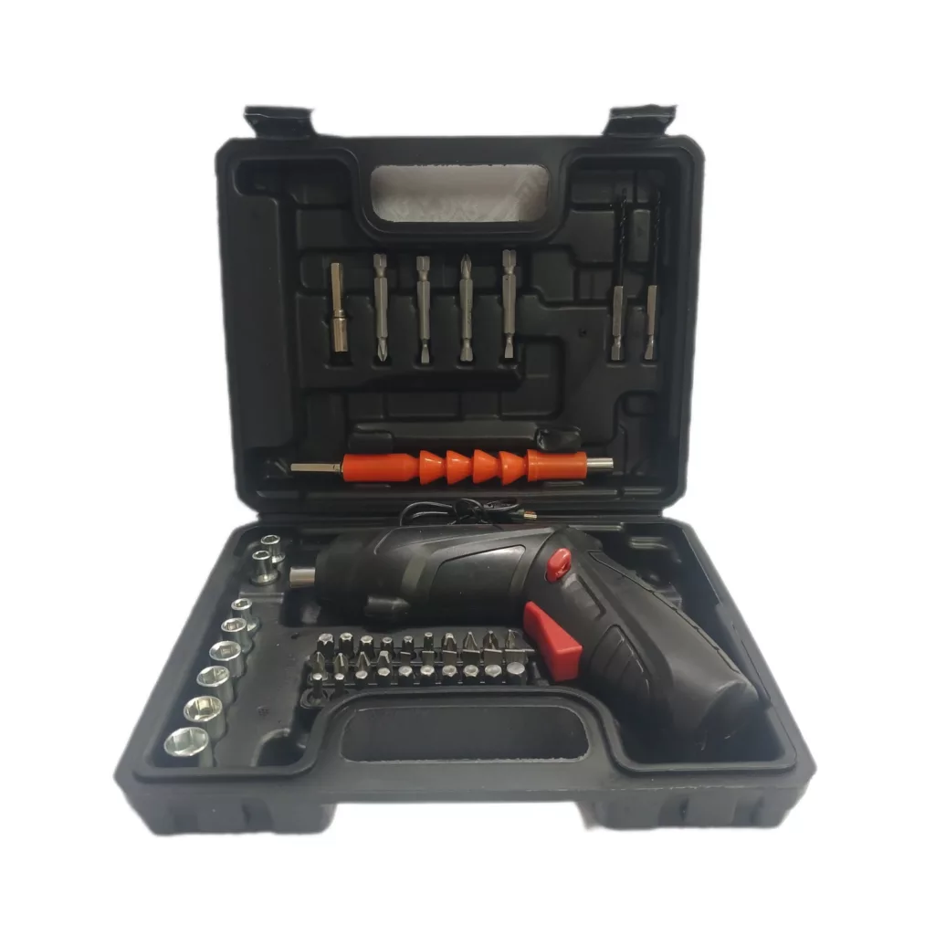 پیچ گوشتی شارژی مدل Jv880_p مجموعه 46 عددی