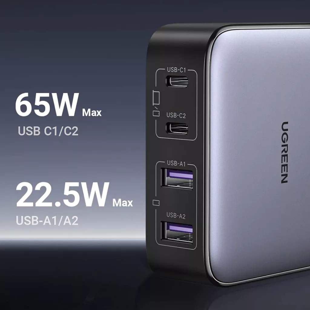 شارژر رومیزی 65 وات یوگرین مدل CD327