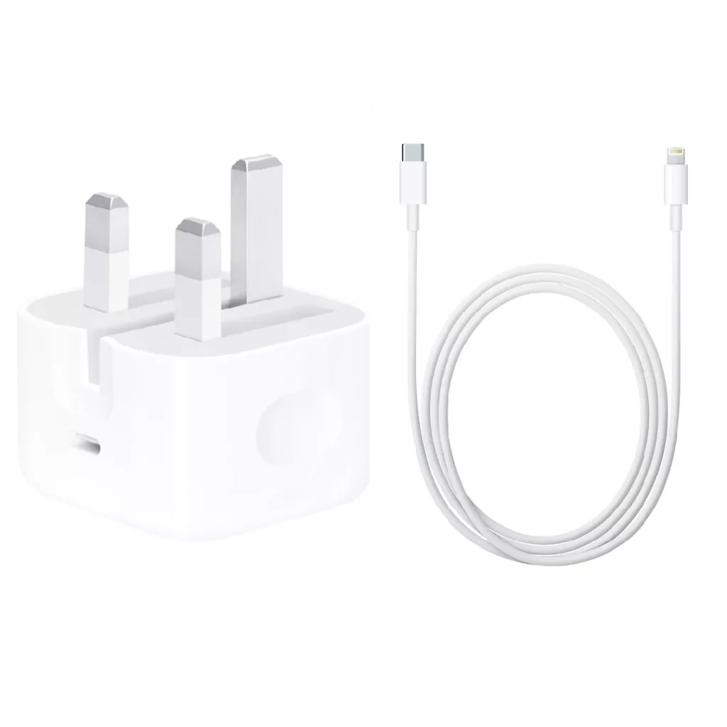 شارژر دیواری 20 وات مدل B/A به همراه کابل لایتینگ