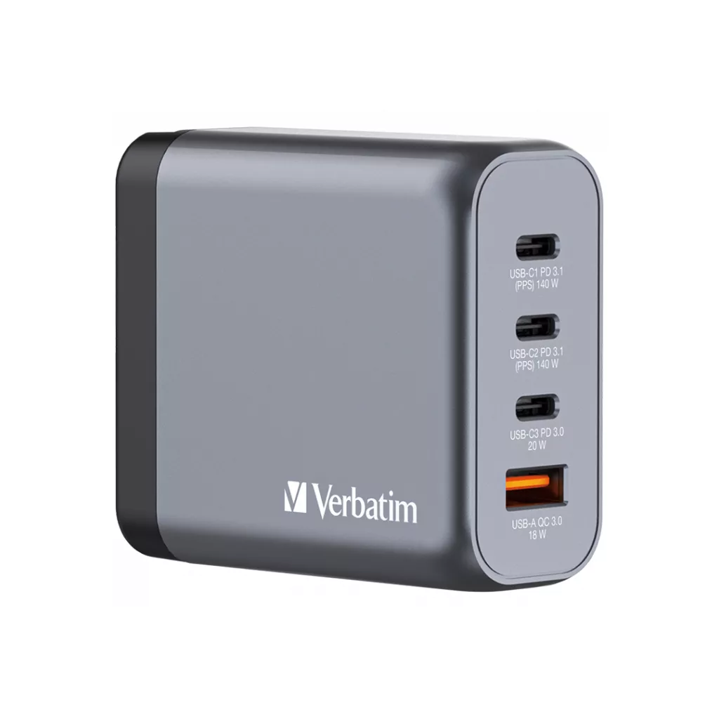 شارژر دیواری 240 وات 4 پورت ورباتیم مدل GNC-240