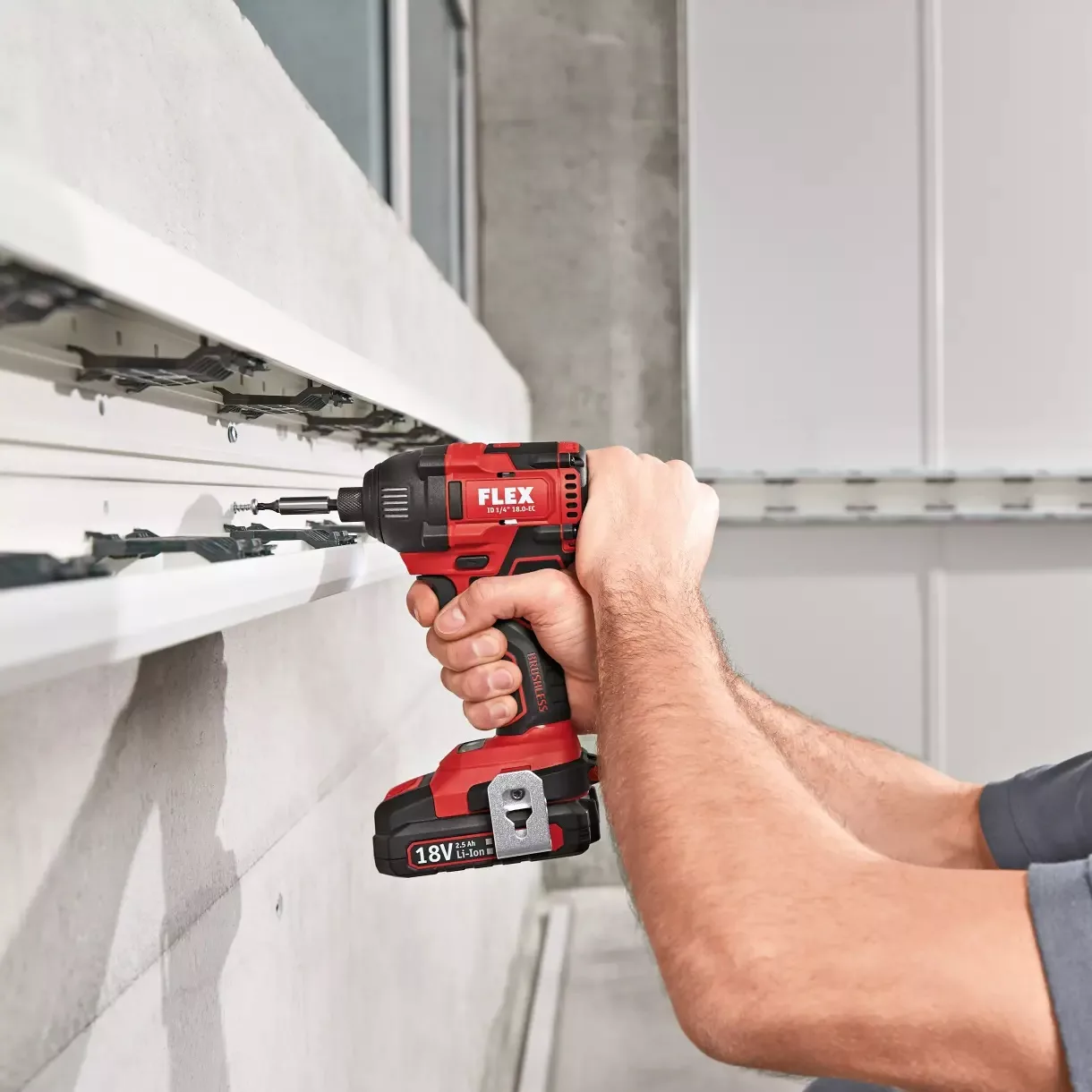 پیچ گوشتی ضربه ای فلکس مدل ID 1/4 18.0-EC