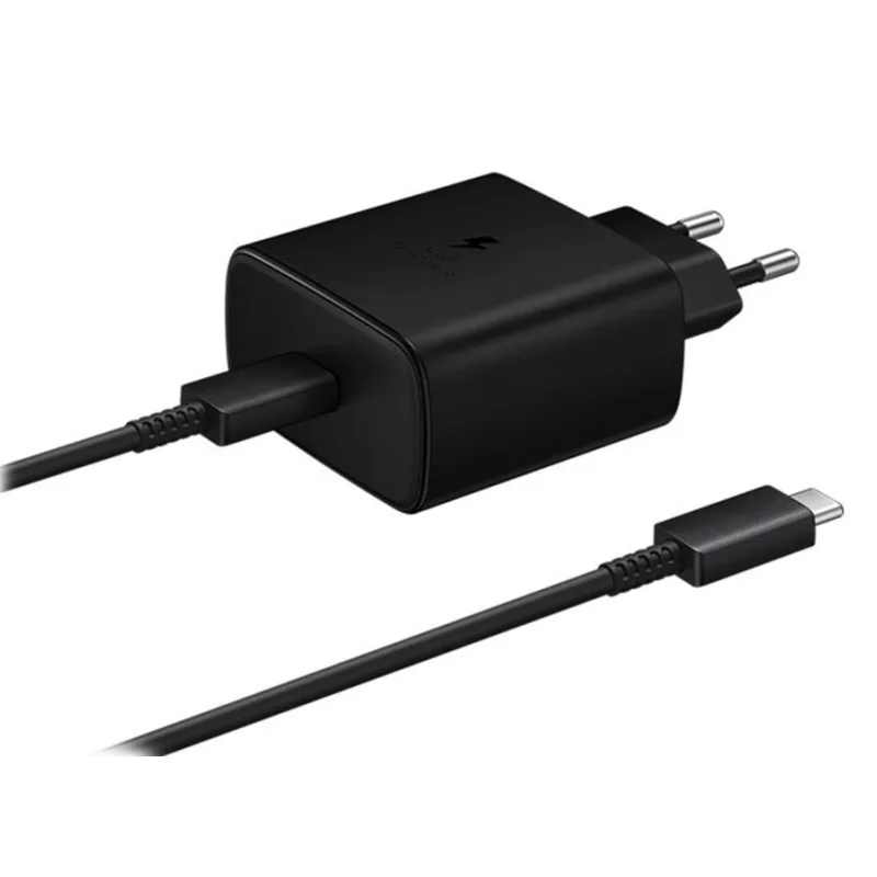 شارژر دیواری مدل 45 وات Turbo-Super Fast به همراه کابل تبدیل usb-c