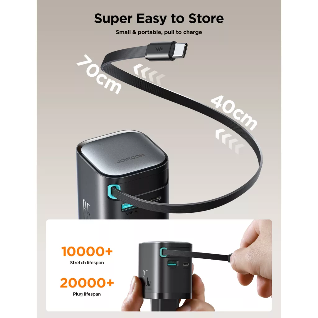 شارژر دیواری 65 وات جوی روم مدل TCL02 EU