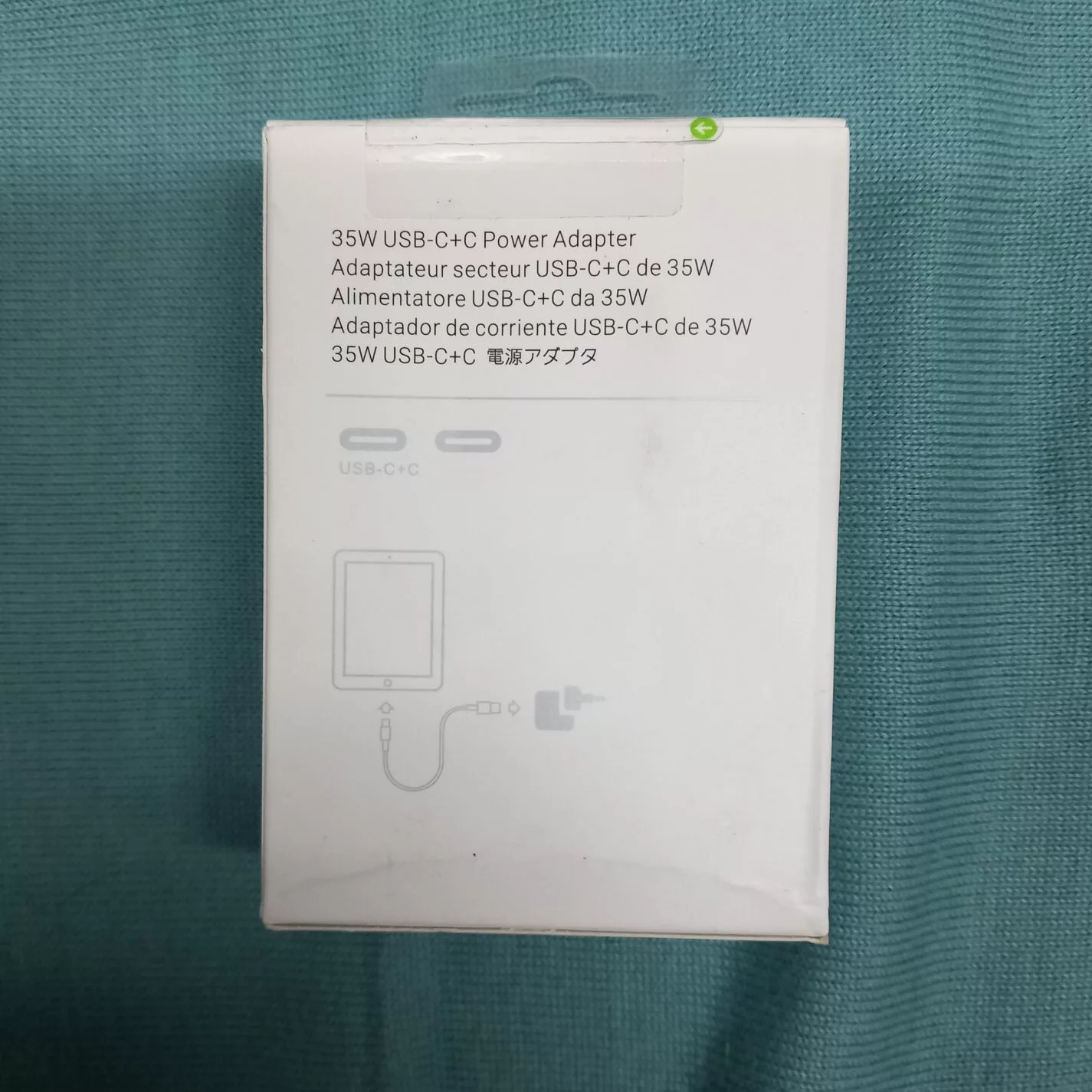 آداپتور شارژر 35 وات مدل Dual USB-C Port iphone