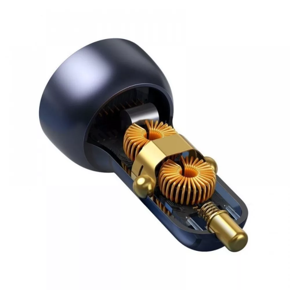 شارژر فندکی 65 وات باسئوس مدل Particular Digital Display QC+PPS