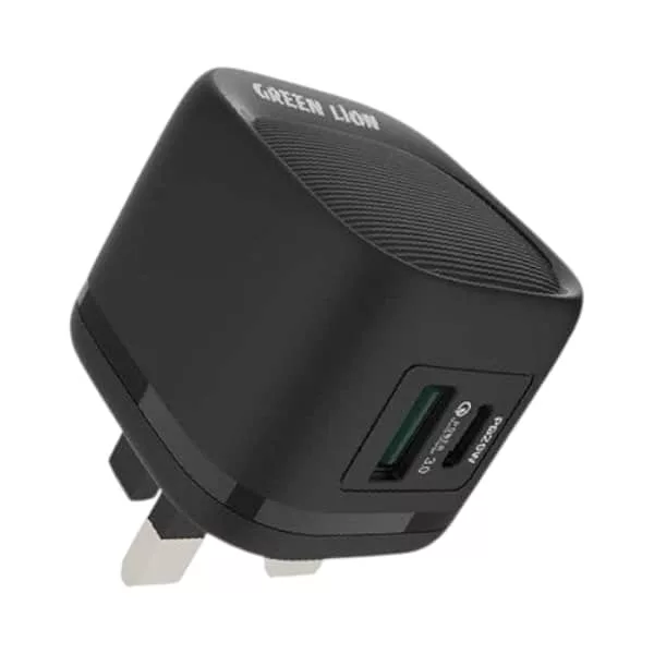 شارژر دیواری 20 وات دو پورت گرین لاین مدل PD20W+QC