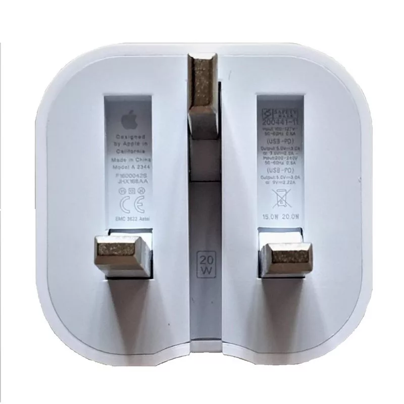 آداپتور شارژر دیواری 20 وات مدل MHJF3ZB/A