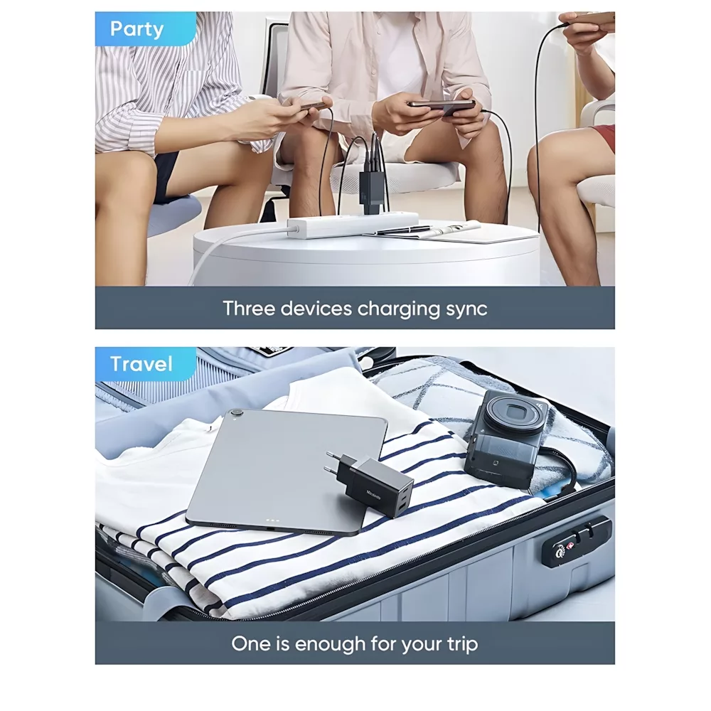 شارژر دیواری 67 وات مک دودو مدل CH-1541 GaN5