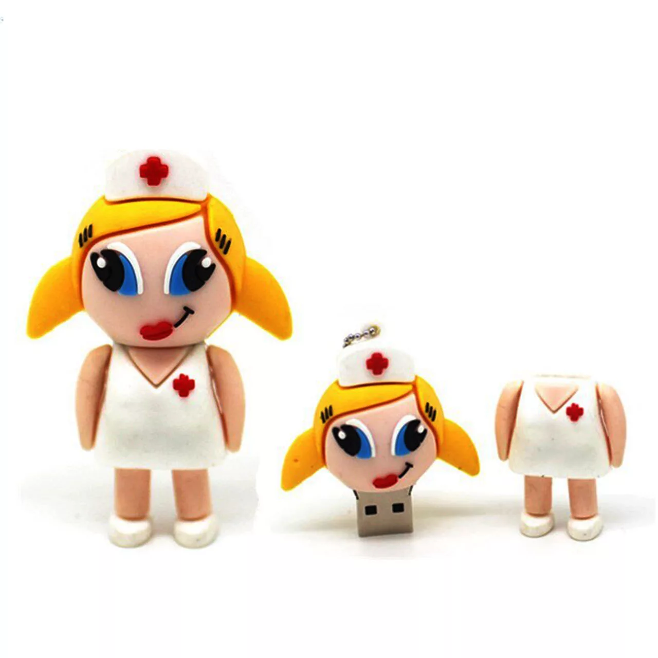 فلش مموری طرح دختر پرستار مدل UL-Nurse ظرفیت 128 گیگابایت