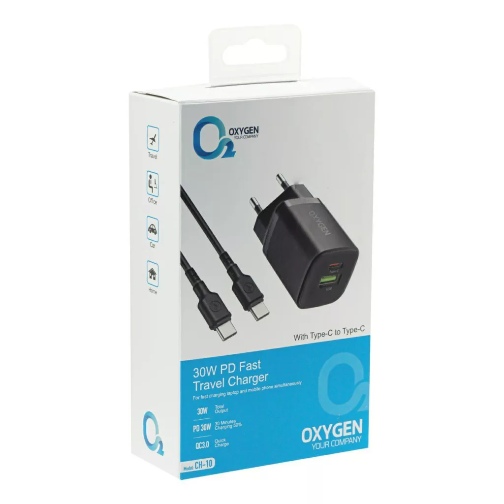 شارژر دیواری 30 وات اکسیژن مدل CH_10