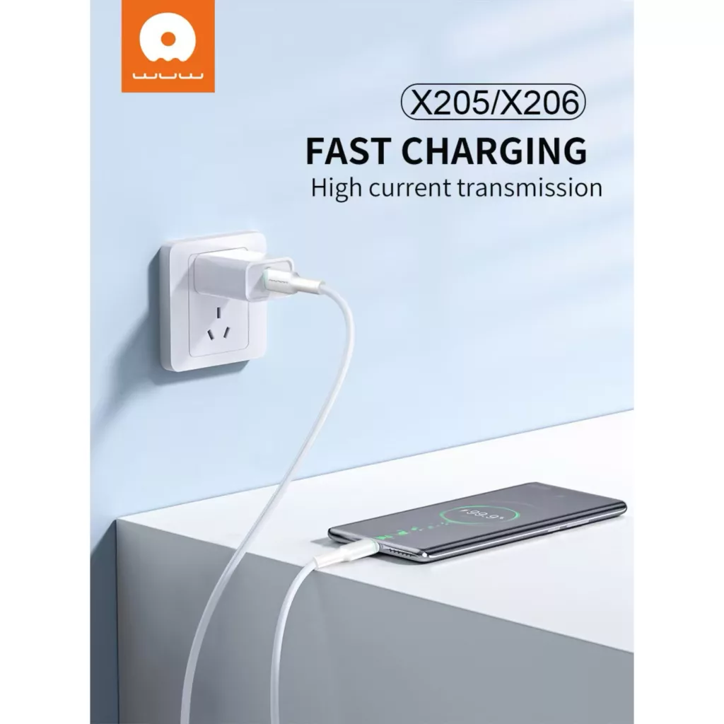 شارژر دیواری 45 وات جی ال وی مدل S25 Ultra به همراه کابل تبدیل USB-C