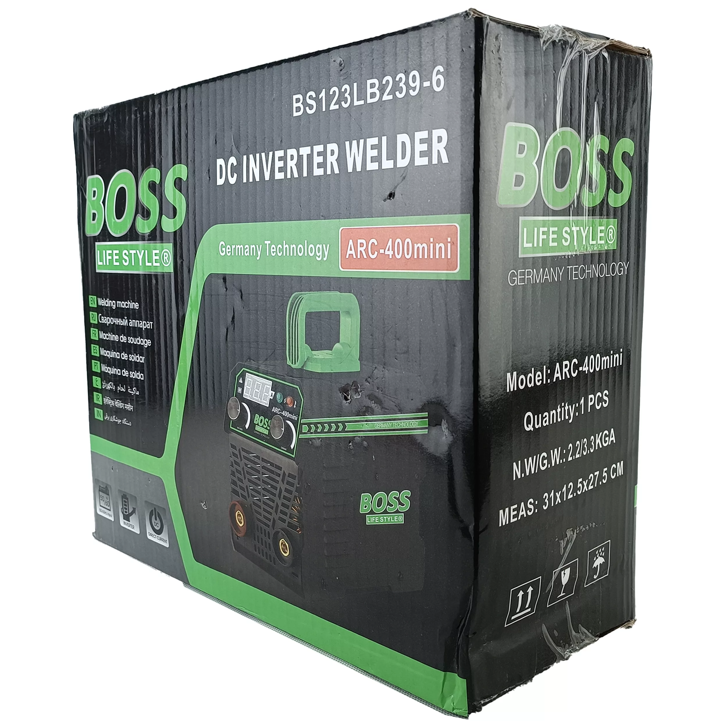 دستگاه جوش 400 آمپر باس مدل ARC-400mini