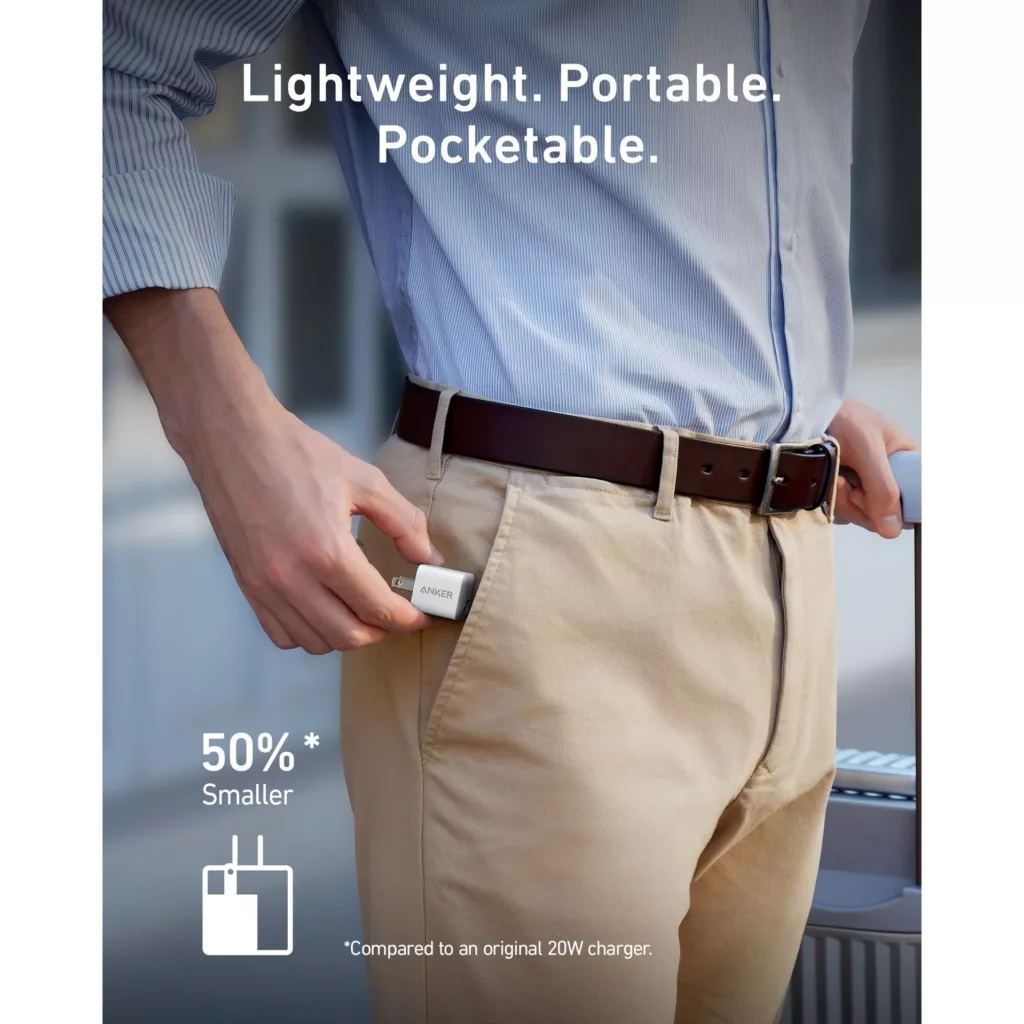 شارژر دیواری 20 وات انکر مدل A2633 PowerPort III Nano