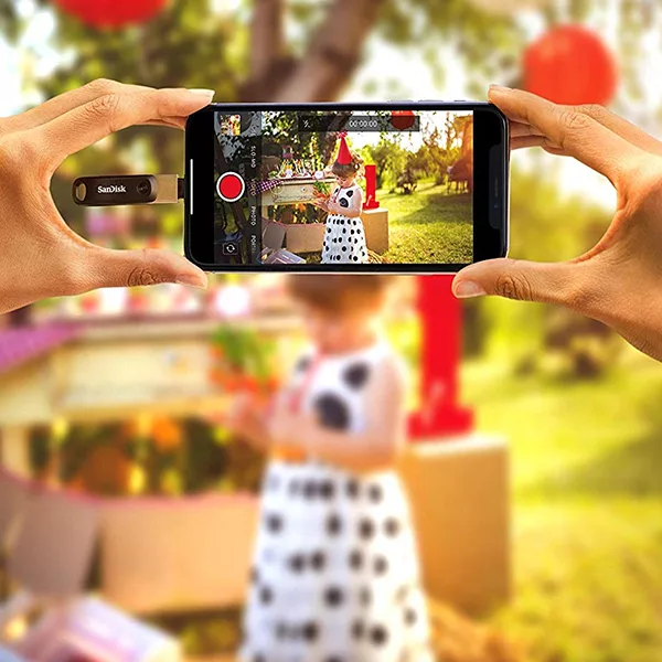 فلش مموری سن دیسک مدل iXpand Go ظرفیت 256 گیگابایت