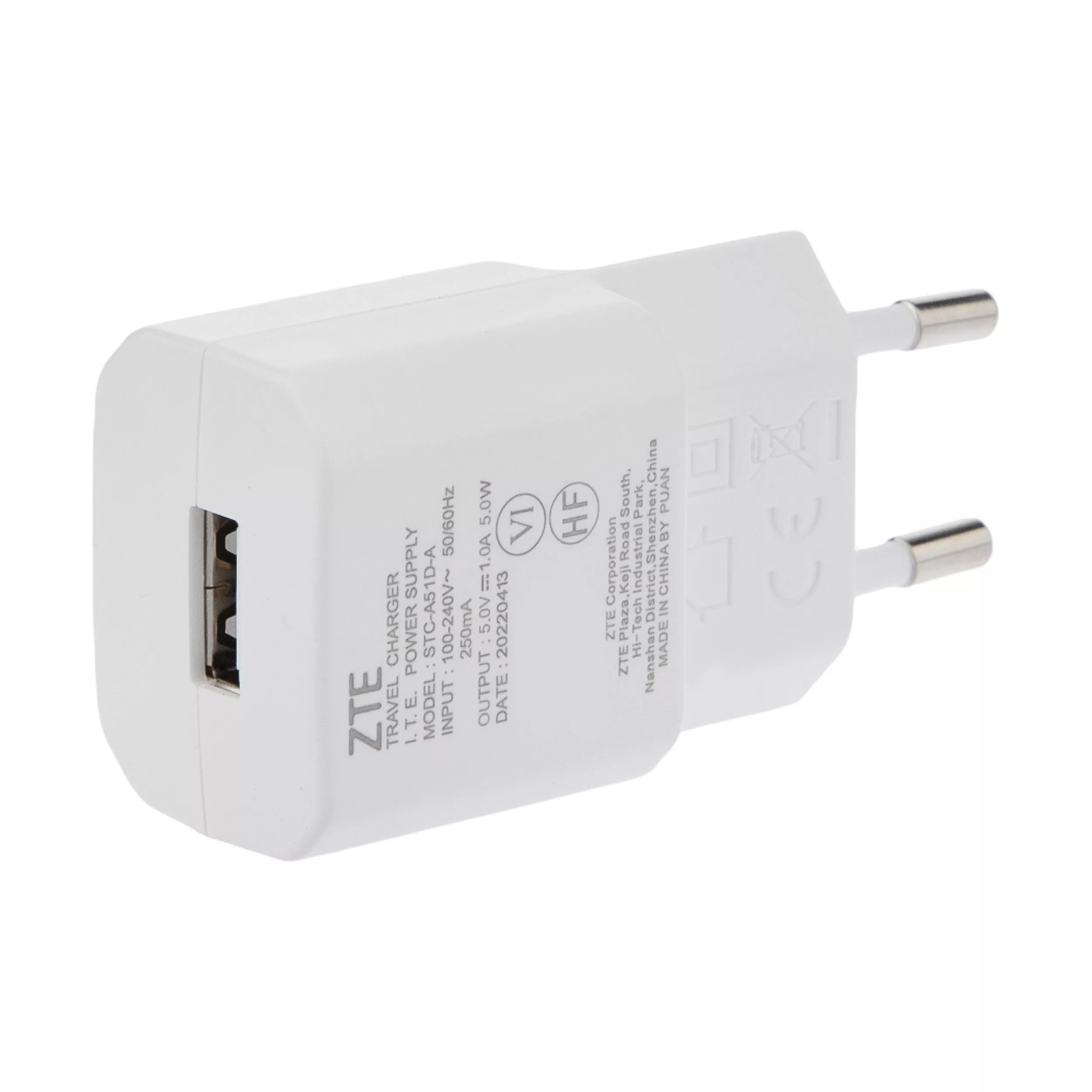 شارژر دیواری زد تی ای مدل STC-A51D-A