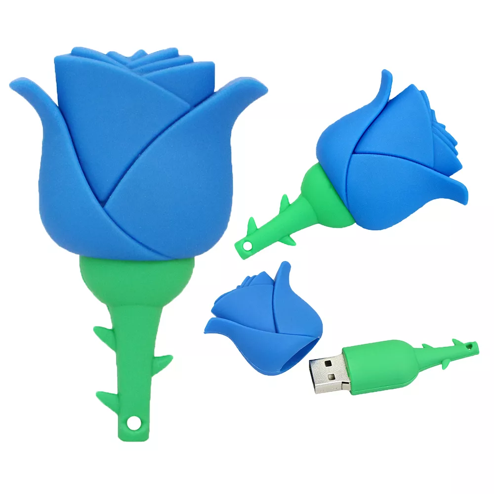 فلش مموری پرلیت یو اس بی طرح گل رز مدل UP-17 ظرفیت 128گیگابایت