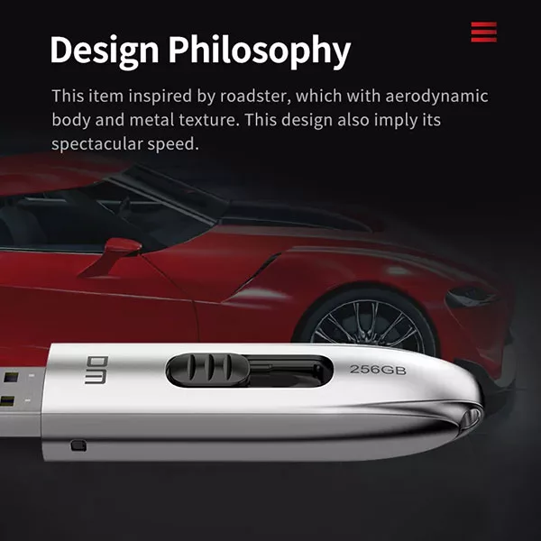 فلش مموری دی ام USB3.1 مدل FS220 ظرفیت 128 گیگابایت