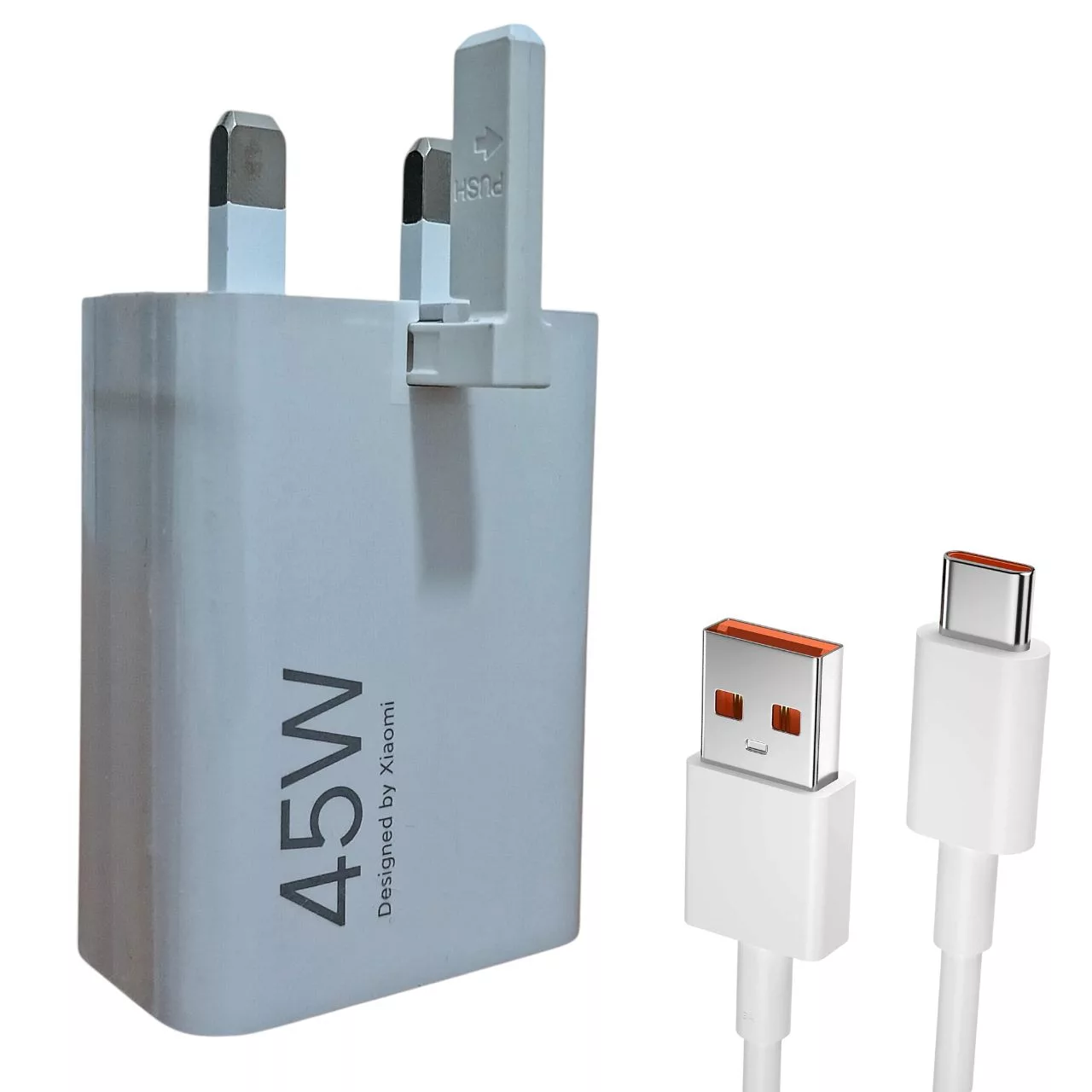 شارژر دیواری ۴۵ وات مدل MDY-17-EG به همراه کابل USB-C شارژر دیواری ۴۵ وات مدل MDY-17-EG به همراه کابل USB-C