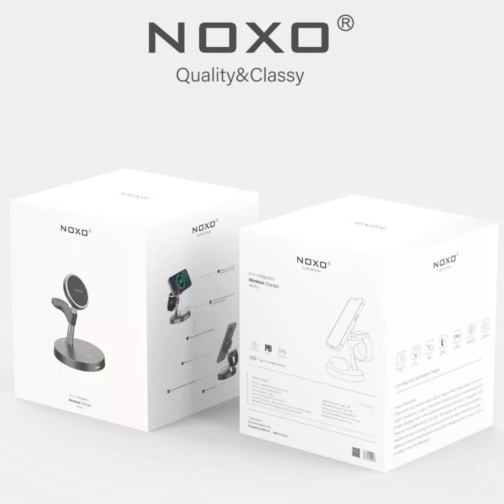 پایه نگهدارنده و شارژر بی سیم مغناطیسی نوکسو مدل WCHN-2