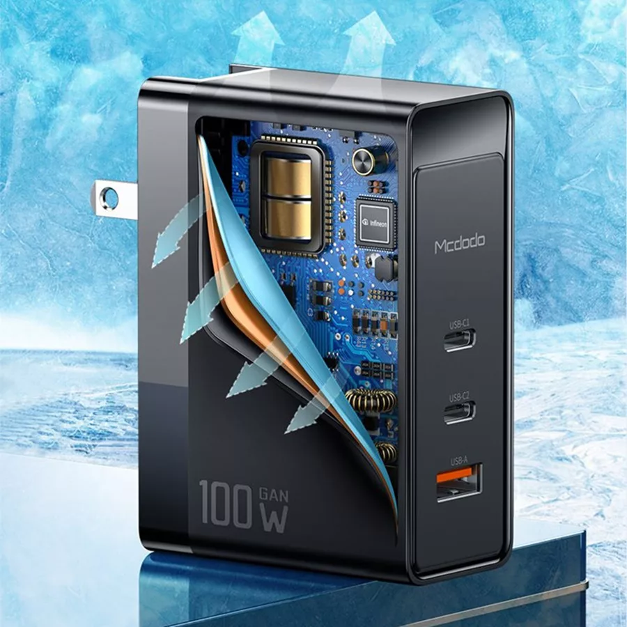 شارژر دیواری 100 وات مک دودو مدل CH-8101 pro