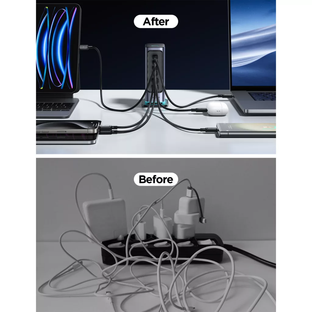 شارژر رومیزی 65 وات جوی روم مدل JR-TCM02