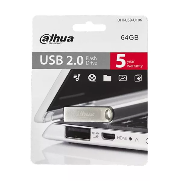 فلش مموری داهوا مدل USB-U106 ظرفیت 64 گیگابایت