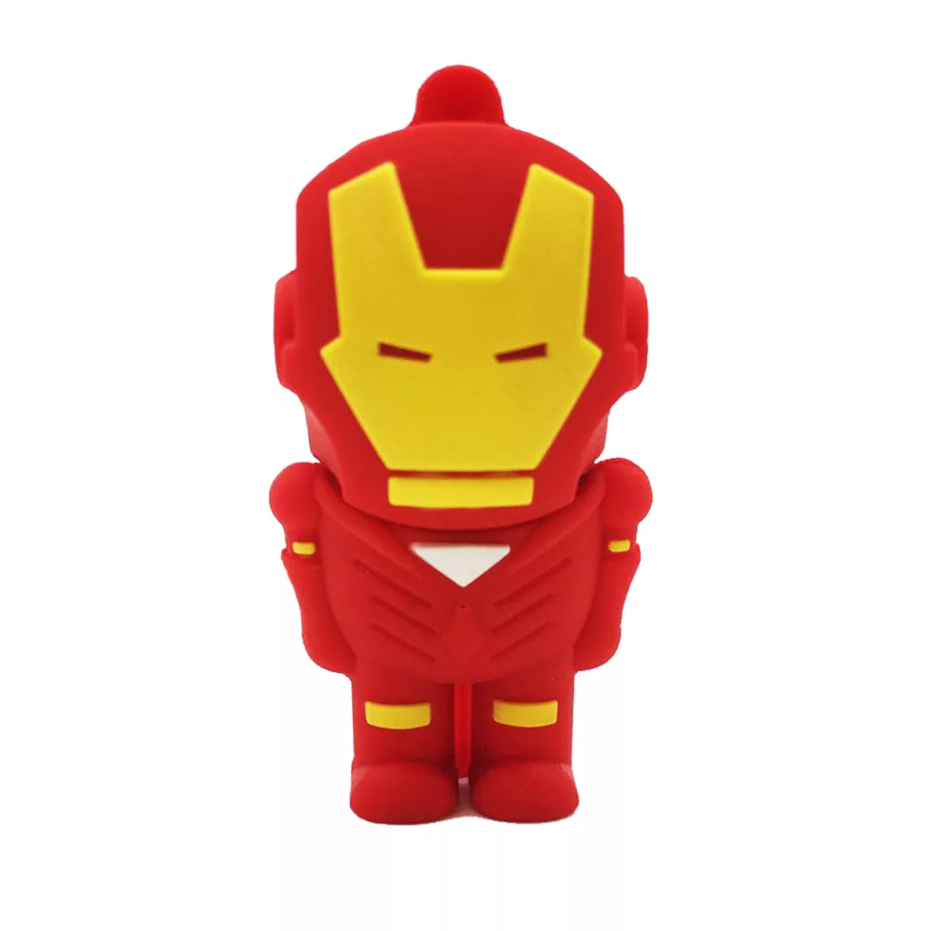 فلش مموری طرح مرد آهنی مدل Ul-Iron man01 ظرفیت 128 گیگابایت