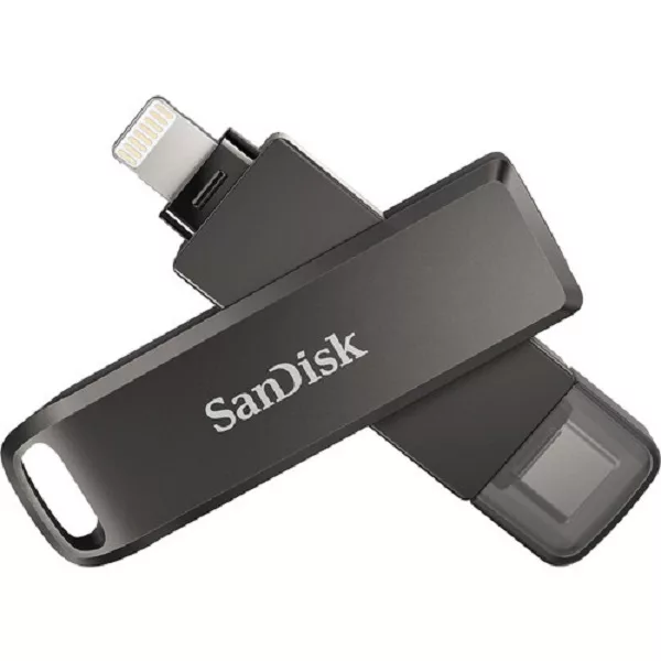 فلش مموری لایتنینگ و USB3.1 سن دیسک مدل IXPAND LUXE ظرفیت 256 گیگابایت