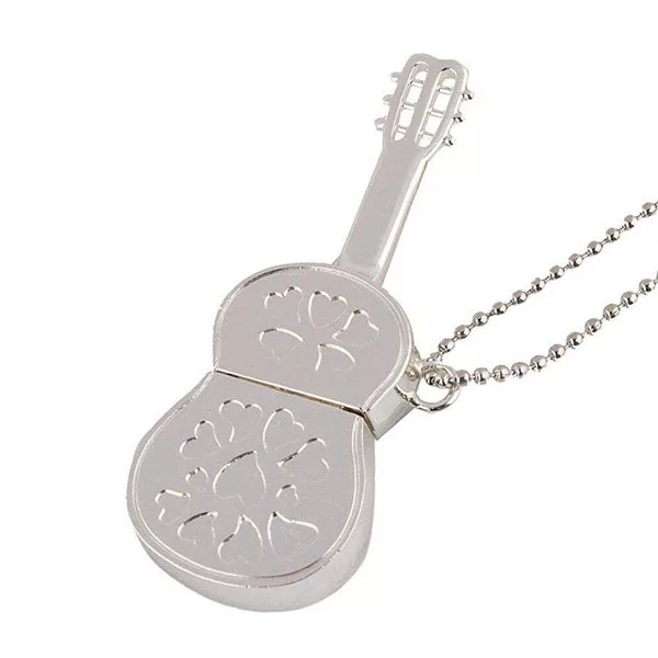 فلش مموری مدل Ul-Gr01 طرح گیتار نقره ای ظرفیت 8 گیگابایت