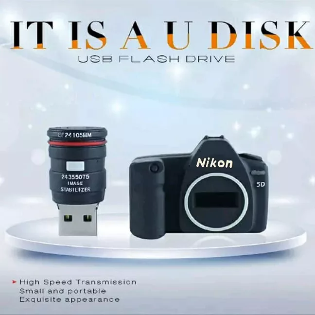 فلش مموری پرلیت یو اس بی طرح دوربین عکاسی مدل P5 ظرفیت 128 گیگابایت