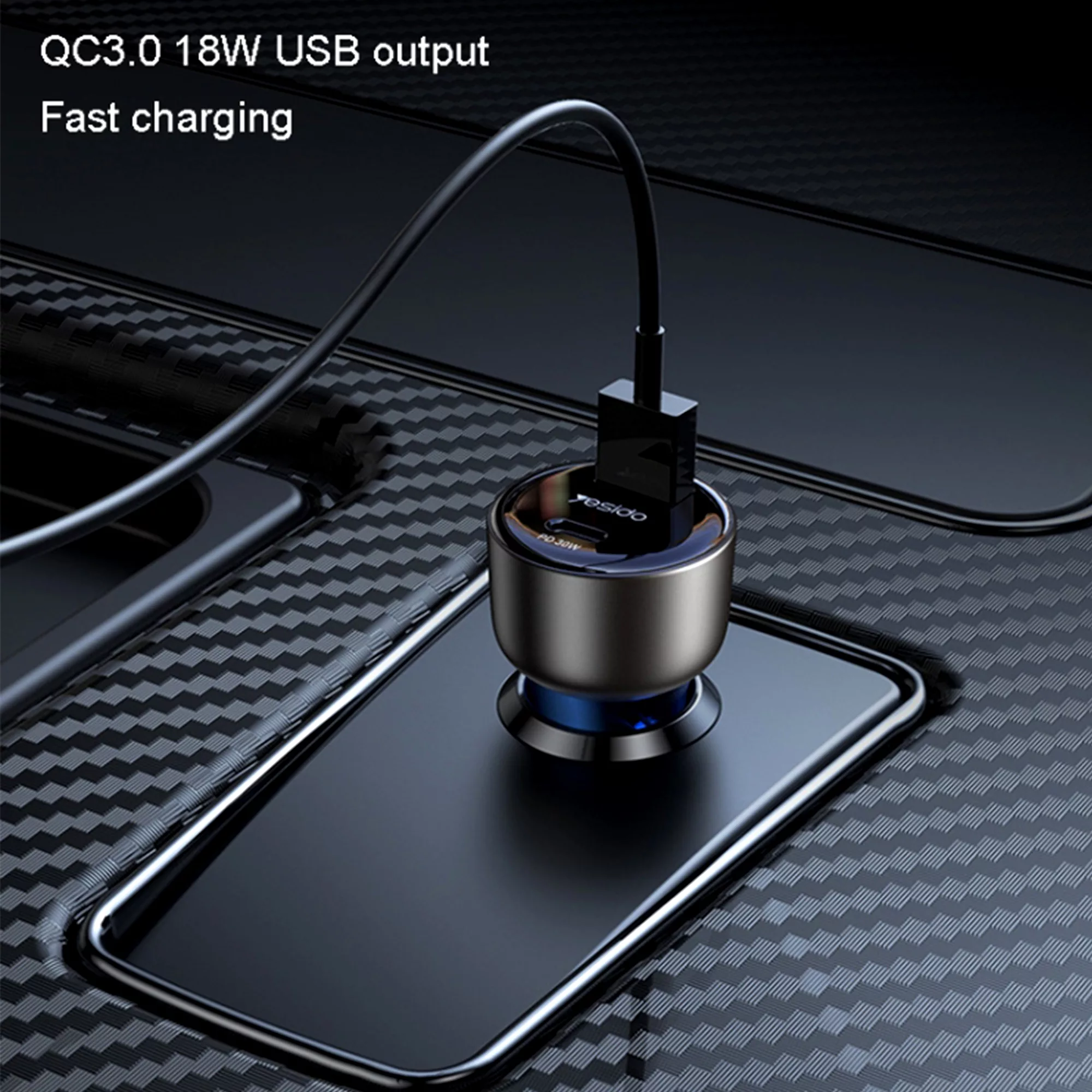 شارژر فندکی 48 وات یسیدو مدل Y52