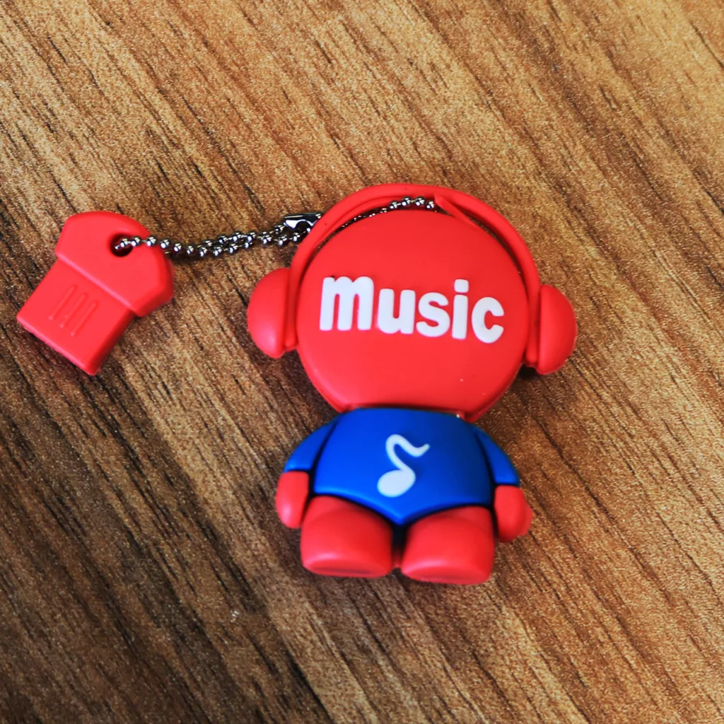 فلش مموری طرح موزیک من 02 مدل Ul-Music man02 ظرفیت 128 گیگابایت