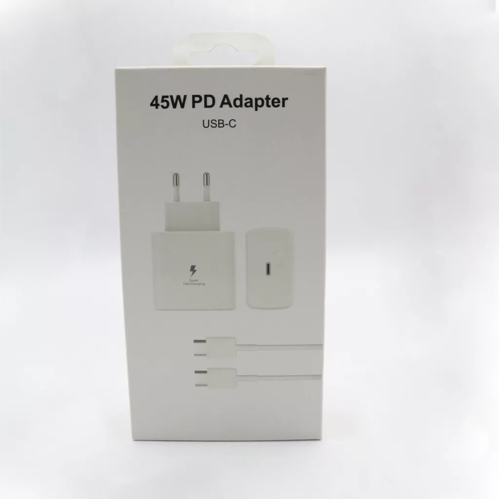شارژر دیواری 45 وات مدل YP-45W/USB-C به همراه کابل USB-C