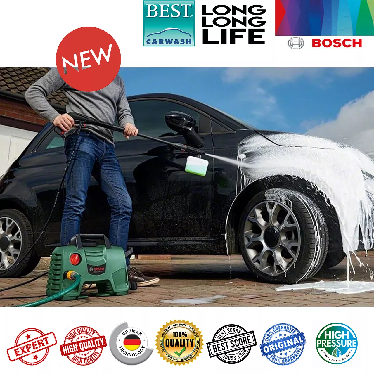 کارواش فشار قوی بوش مدل هوشمند Easy Aquatak 110